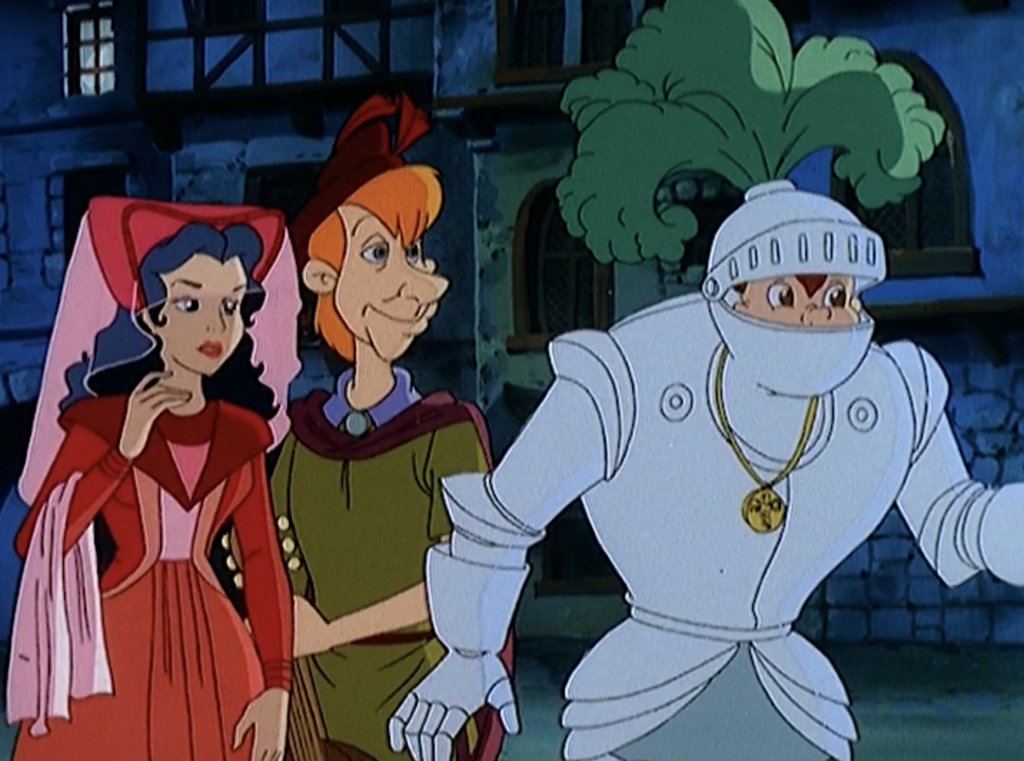Esmeralda, François and Quasimodo in costumes, The Magical Adventures of Quasimodo Episode 8, Witches Eve
