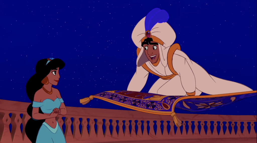 Aladdin and Jasmine, Disney Aladdin 1992