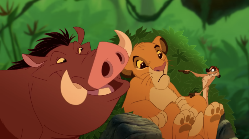 Pumba, Simba & Timon, The Lion King, Disney 1994